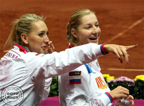 Екатерина Макарова и Елена Веснина 